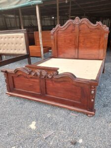 Pure Solid Mahogany Wood 6*6 plus cabinets and mattress KSh 150,000.00