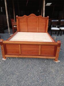 Pure Solid Mahogany Wood 6*6 plus cabinets and mattress KSh 150,000.00